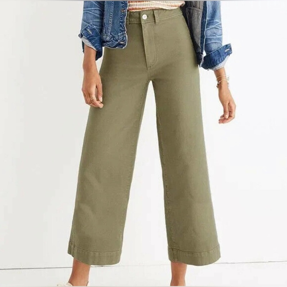 Madewell Emmett Wide Leg Crop 31